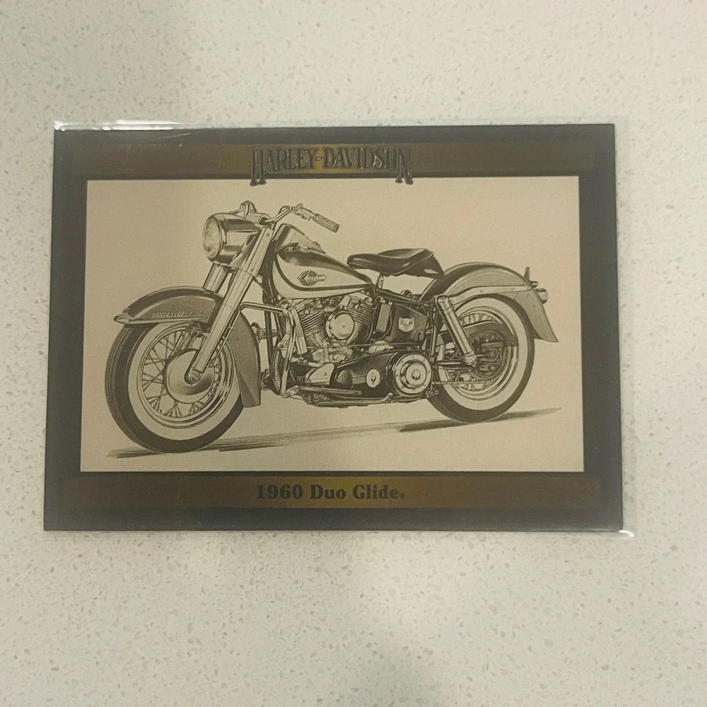 Harley-Davidson 1960 Duo Glide 1992 Collect-A-Card Series 2 #158 Trading Card